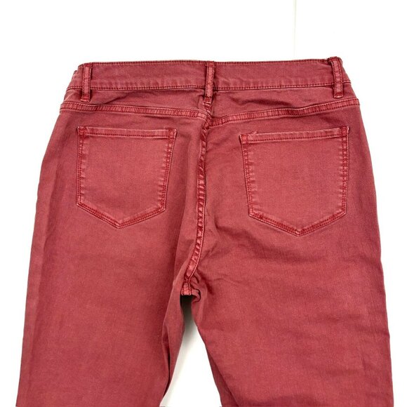 New York & Company Legging Women's size 12 Mauve Pink Denim jeans - Picture 4 of 4